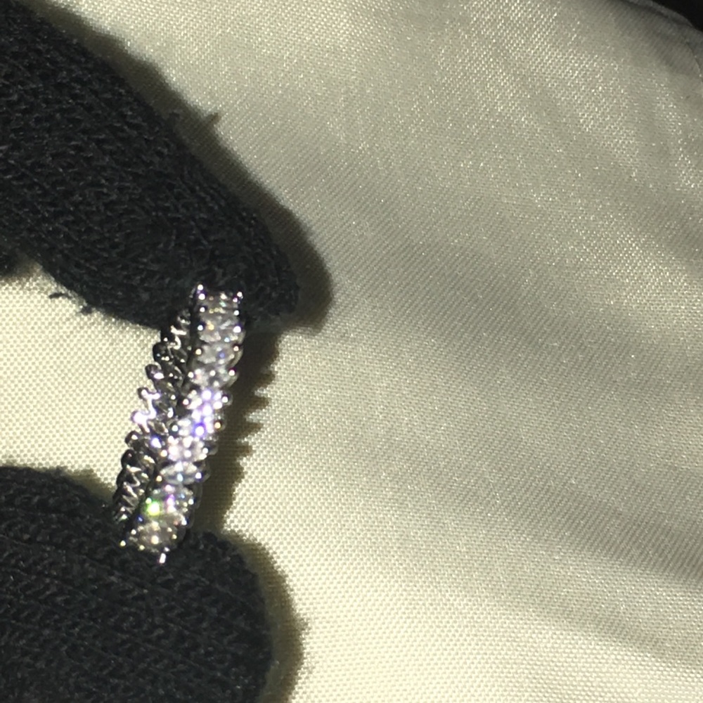 Silver eternity band